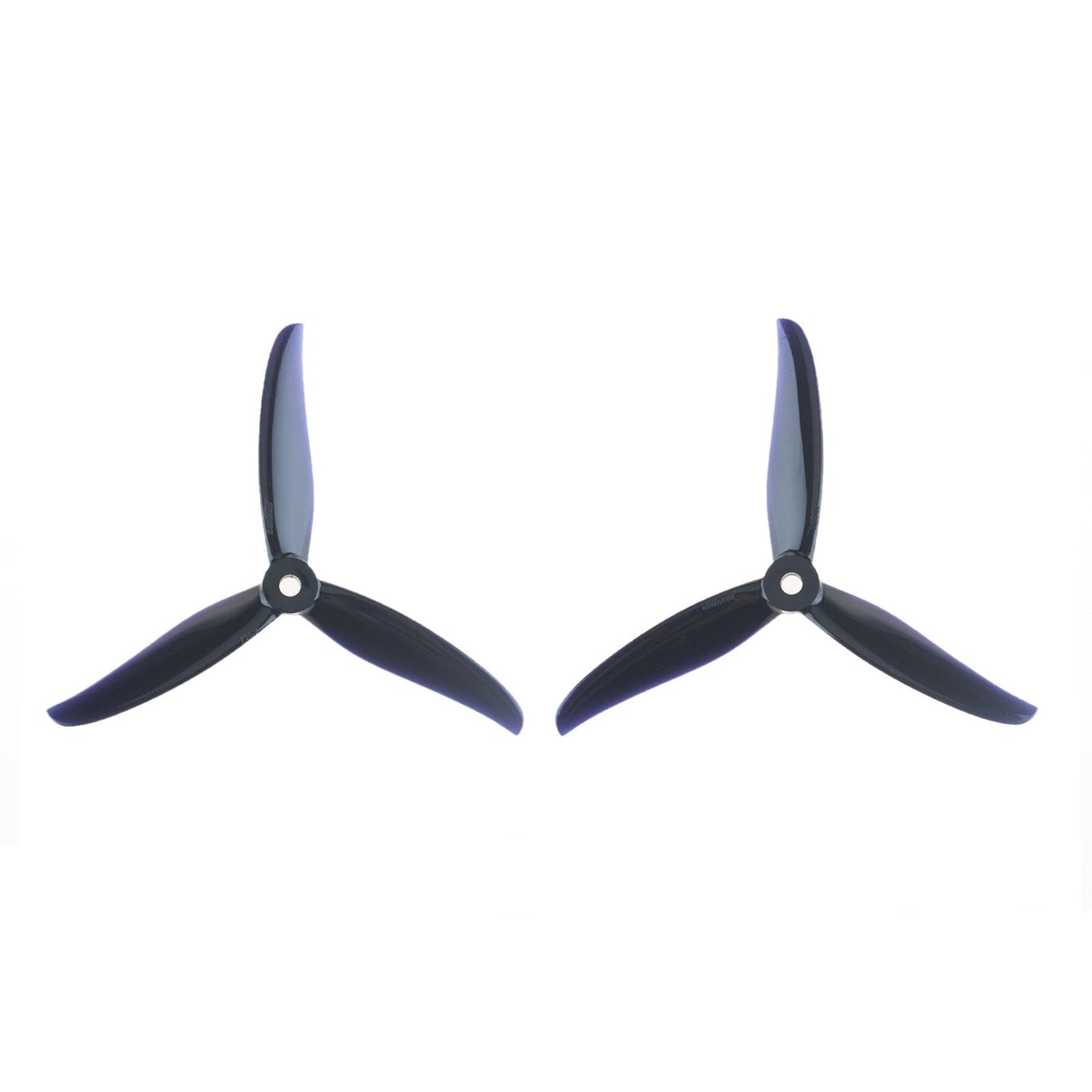 Gemfan Hurricane 4937-3 PC 3-blade drone propellers, black CW and CCW pair