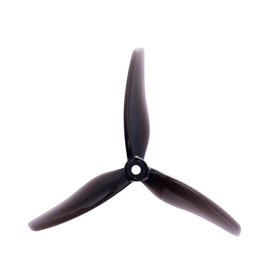 Gemfan Hurricane 51433-3 freestyle 3-blade FPV propeller, black, 5mm hub, 129.7mm diameter