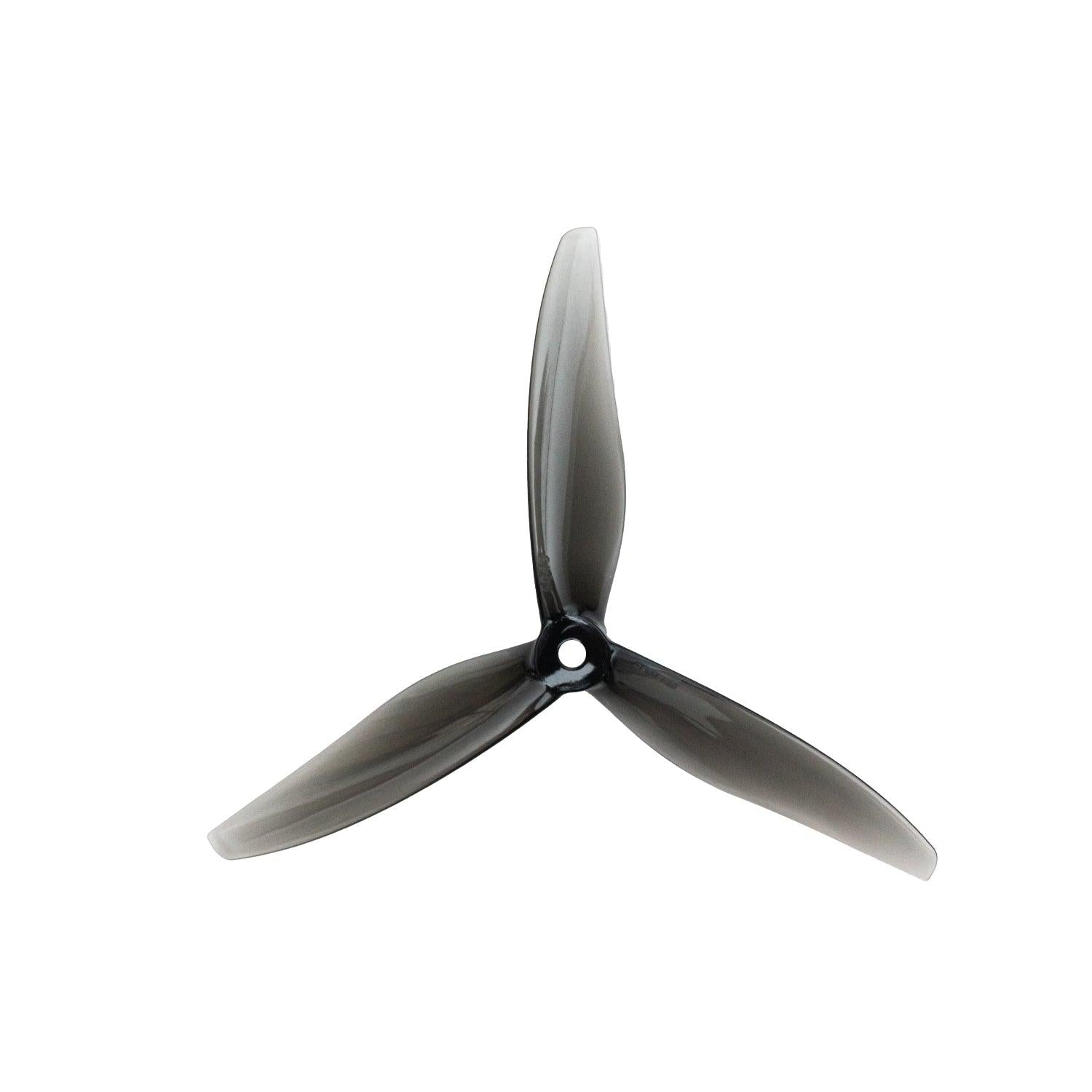 Gemfan Hurricane 6045-3 6x4.5 tri-blade propeller, smoke gray PC, 5mm center mount hole
