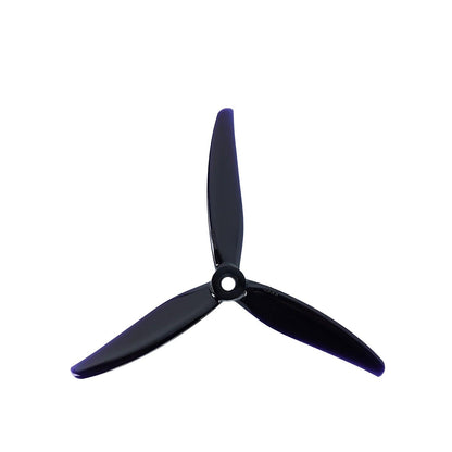 Gemfan SBANG 4935 Freestyle 3-Blade FPV Propeller in black, top view