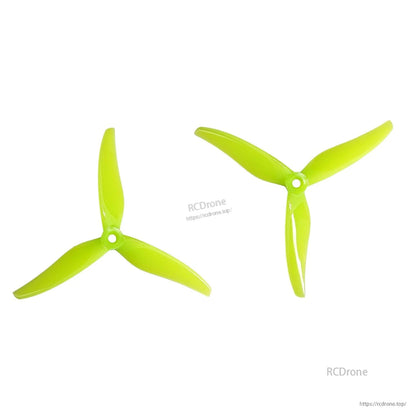 Gemfan Thomas 5127.9-3 3-Blades Propeller, Neon green Gemfan Thomas 5127.9-3 tri-blade drone propellers with 5mm center mounting hole
