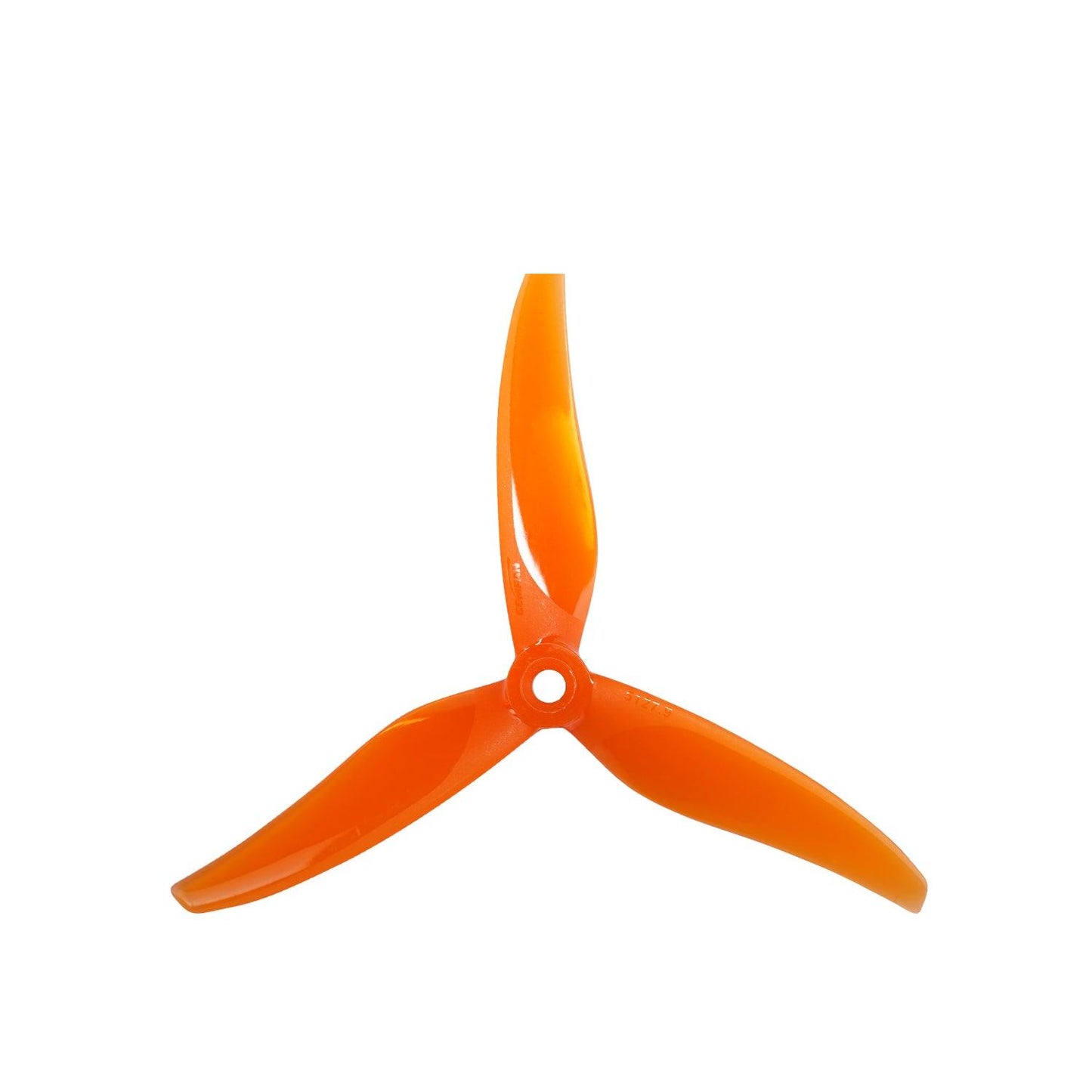 Gemfan Thomas 5127.9-3 3-Blades Propeller, Orange Gemfan Thomas 5127.9-3 tri-blade drone propeller with three curved blades and center hub
