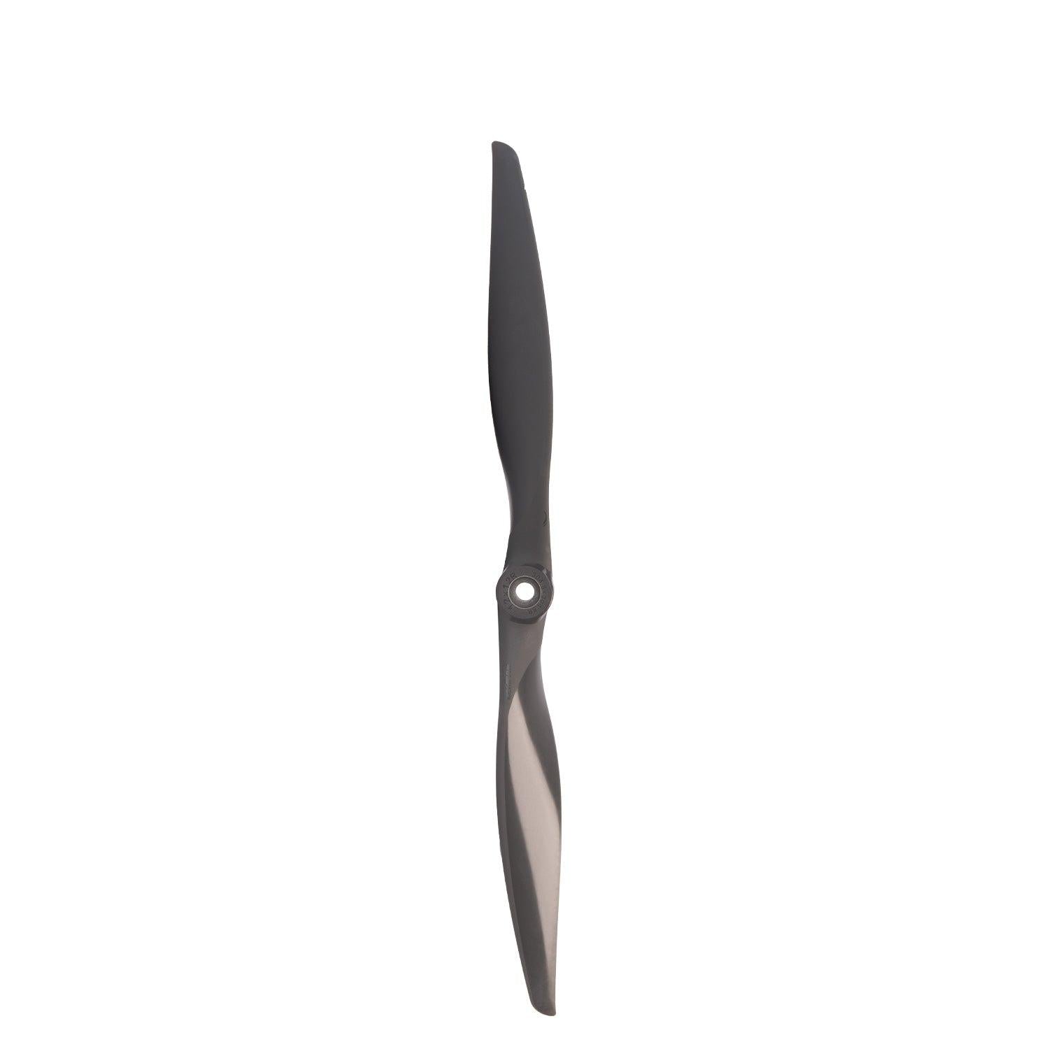 Single Gemfan VORTEX 12x12 propeller, top-down view showing blade shape and hub bore