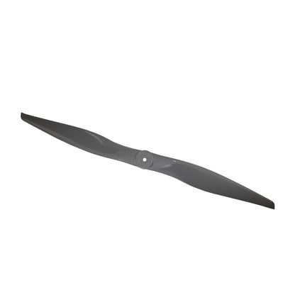 Single VORTEX 18x8 propeller blade, top view on white background