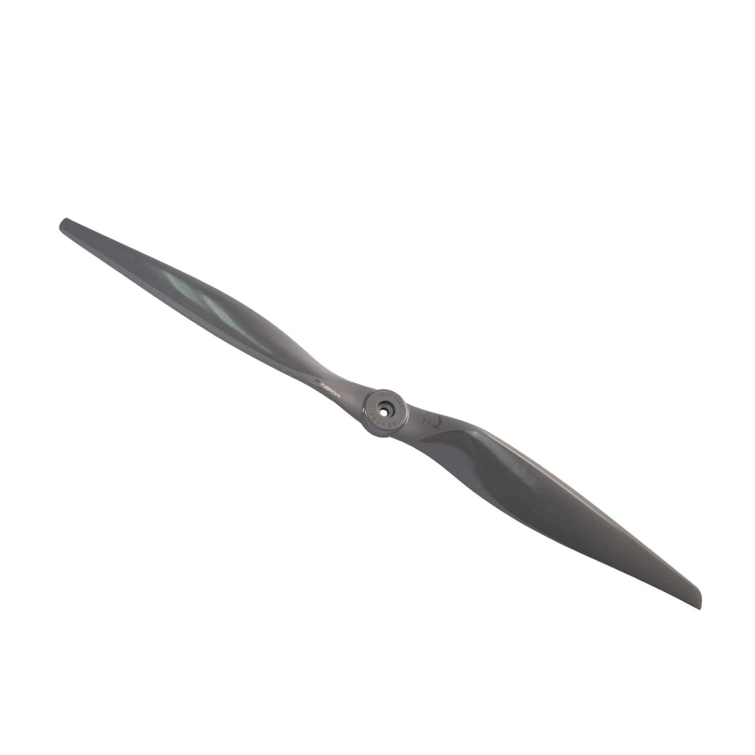 Diagonal view of propeller showing full span and hub detail