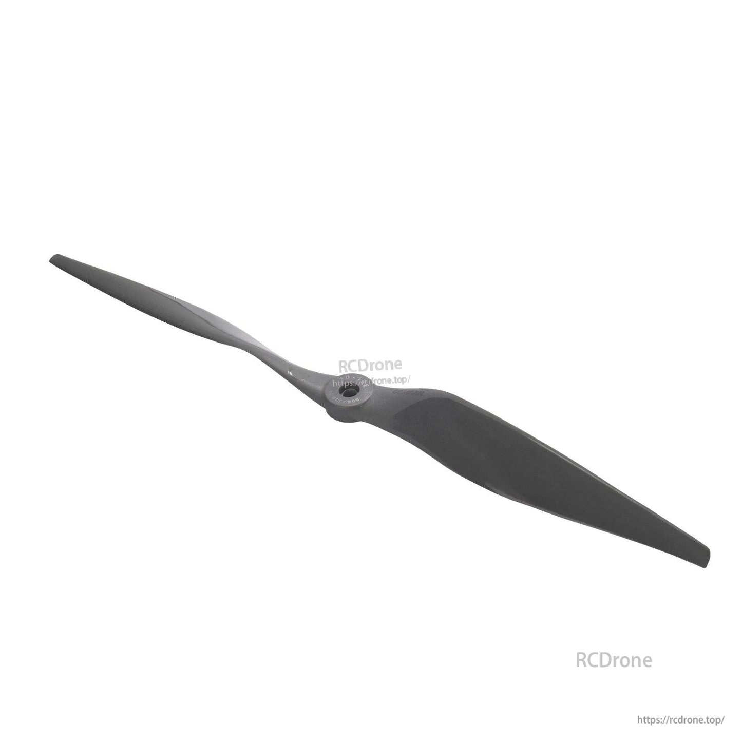 Gemfan VORTEX 20x10 electric propeller, angled view highlighting hub and blade shape