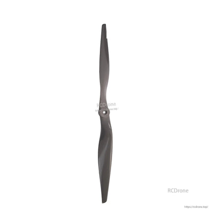 Front face view of 20-inch two-blade RC propeller with centered 6.35mm hub bore