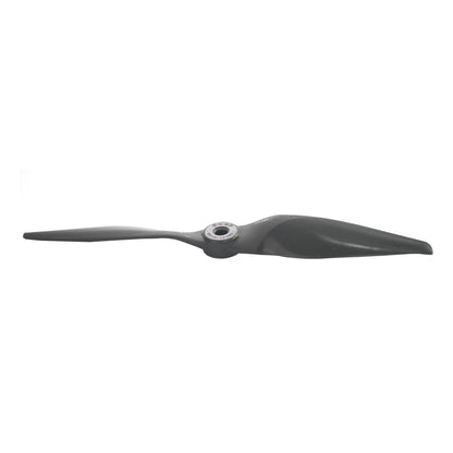 Single Gemfan VORTEX 8x4 propeller side profile showing blade pitch and hub thickness
