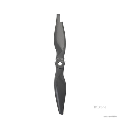 Vertical orientation view of 8x4 propeller showing blade shape from tip to tip