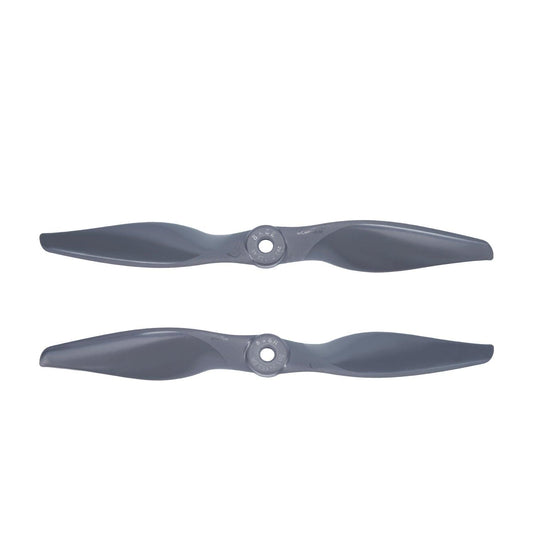 Gemfan VORTEX 8x6E/8x6R electric propellers, pair of gray 2-blade props on white background