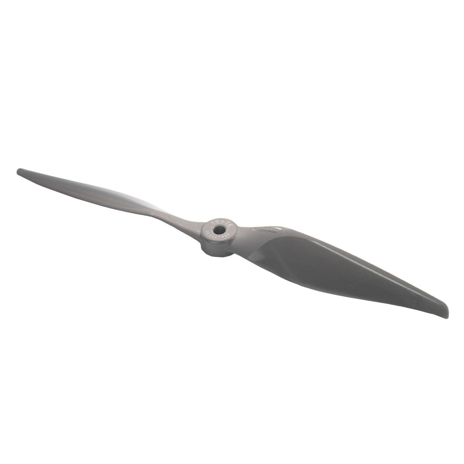 Gemfan Vortex 10×7E/10×7R electric propeller, single blade set on white background
