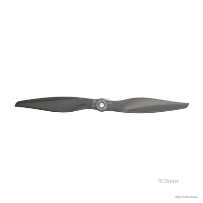 Single propeller front view with hub detail, blades extended horizontally