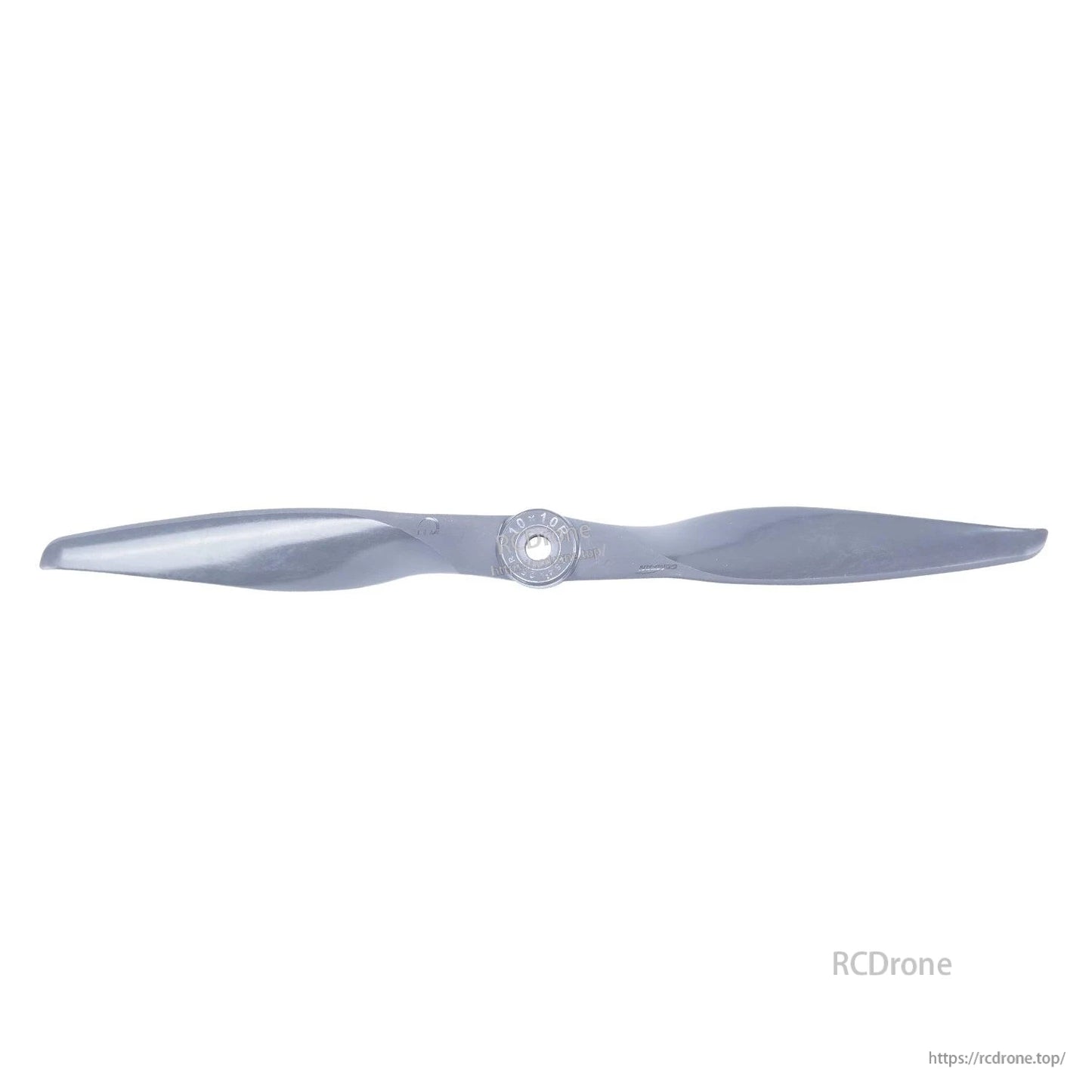 Single propeller straight-on view showing blade sweep and hub design