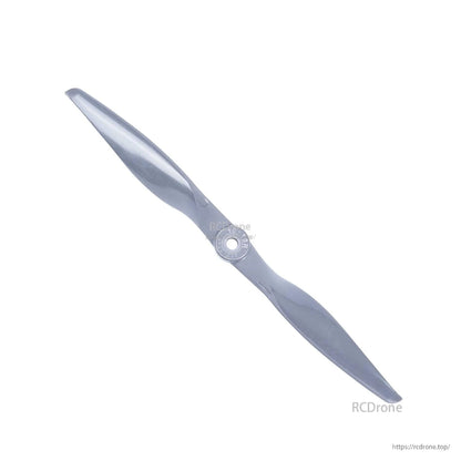 Single propeller diagonal view highlighting overall blade twist and hub opening