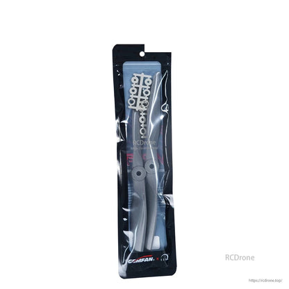 Retail package with two Gemfan Vortex propellers and accessory rings, 2pcs per bag