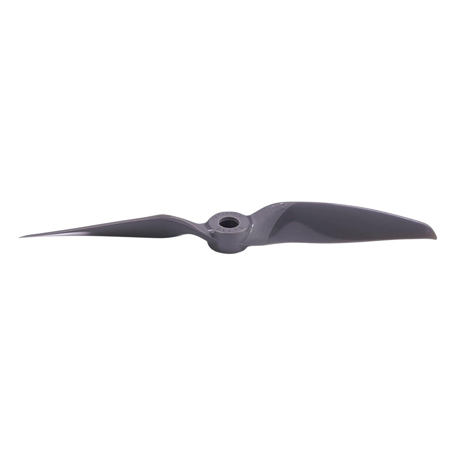 Single Gemfan Vortex propeller side profile showing blade pitch and hub thickness