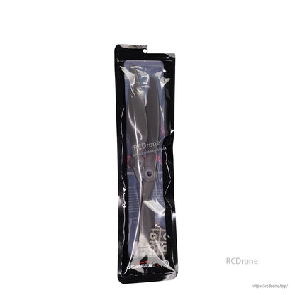 Sealed Gemfan propeller bag packaging view showing included hardware in pouch