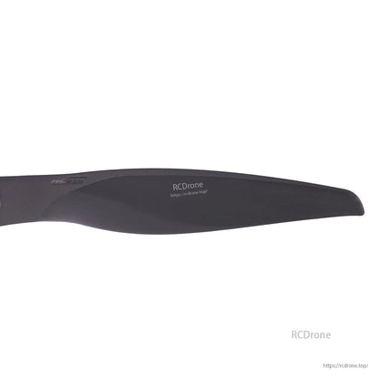 Blade surface close-up showing smooth glass fiber nylon finish and trailing edge
