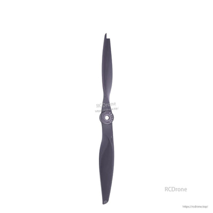 Gemfan Vortex 10x12 propeller full length view, two-blade design with center hub