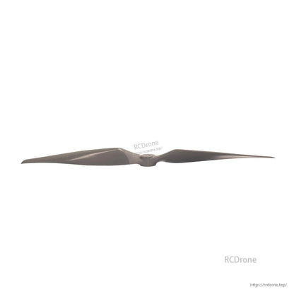 Propeller edge-on view highlighting airfoil thickness and blade twist across span