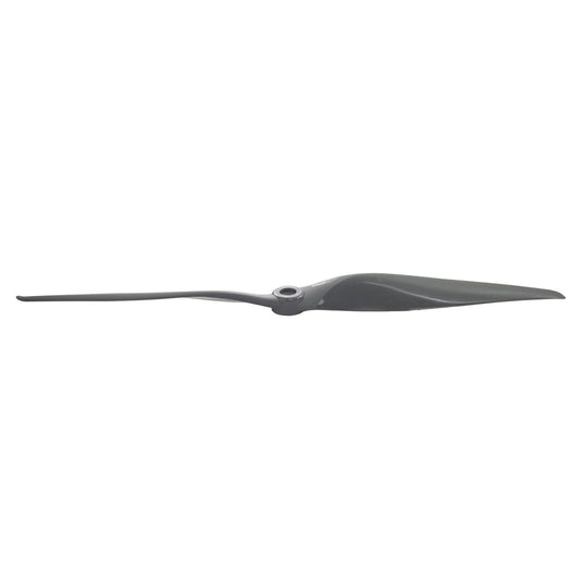 Gemfan Vortex 13x6.5 electric propeller, side profile showing blade pitch and 6.35mm hub bore