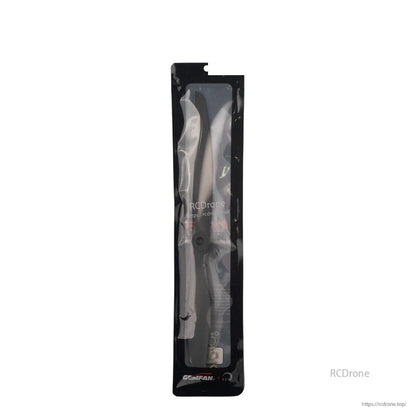 Retail package with Gemfan Vortex propeller inside clear sleeve, 1 piece per bag