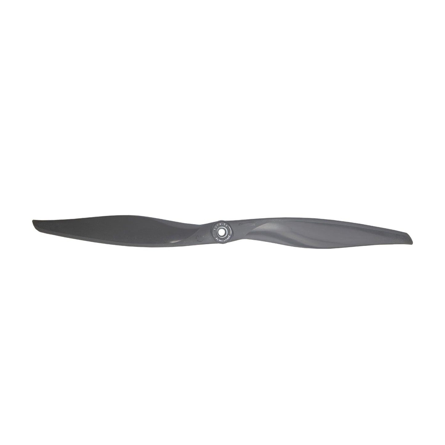 Single Vortex 13x6.5 propeller front view, full span with central 6.35mm mounting bore