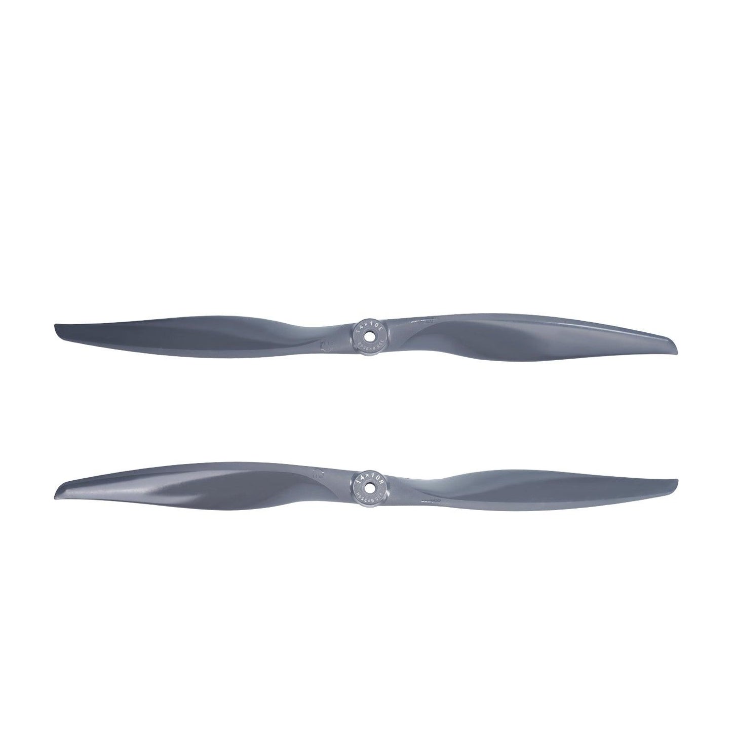 Gemfan Vortex 14x10E/14x10R glass fiber nylon electric propellers, 6.35mm hub bore, pair view