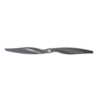 Single two-blade propeller, straight-on view with hub bore detail centered