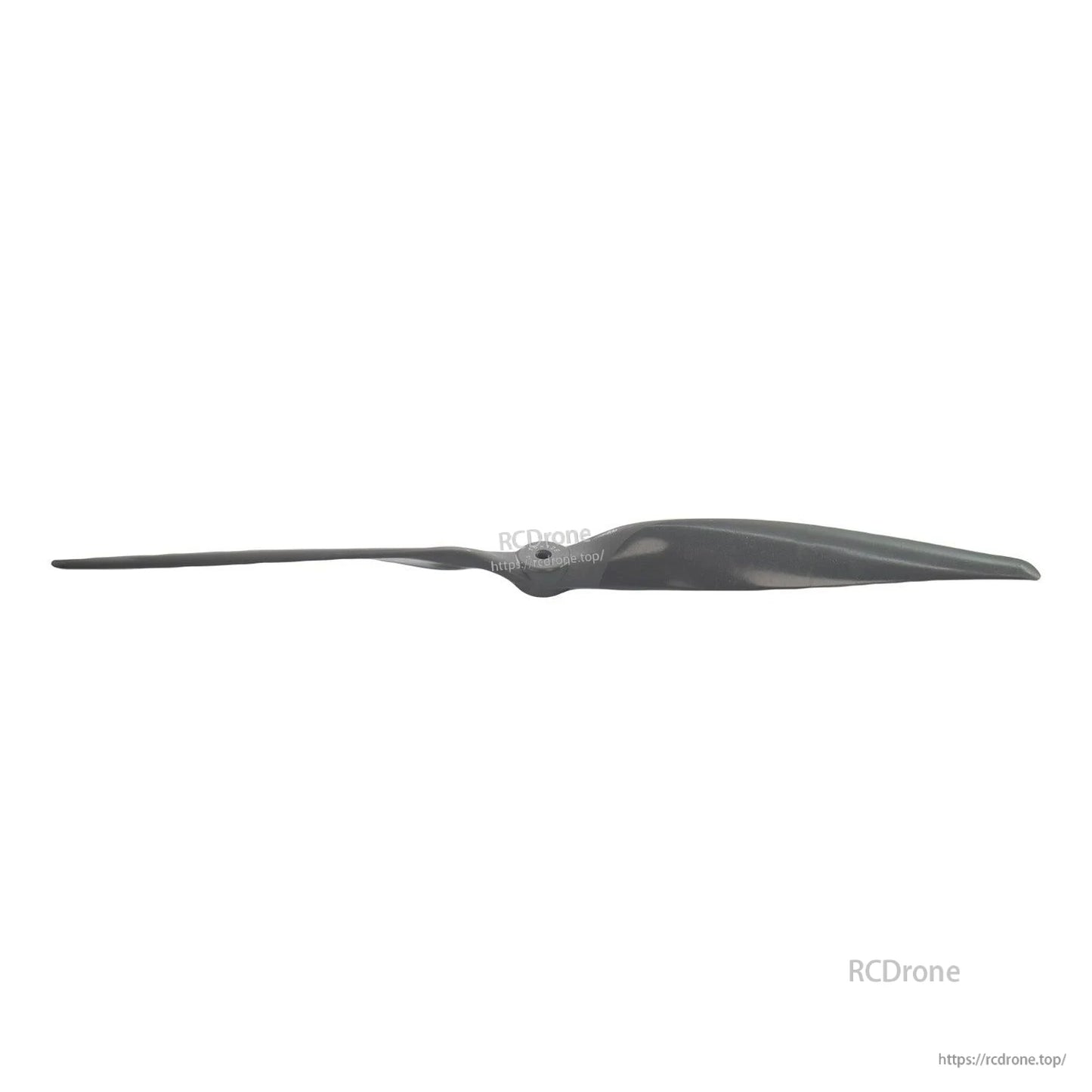 Electric propeller side profile showing blade airfoil thickness and hub shape