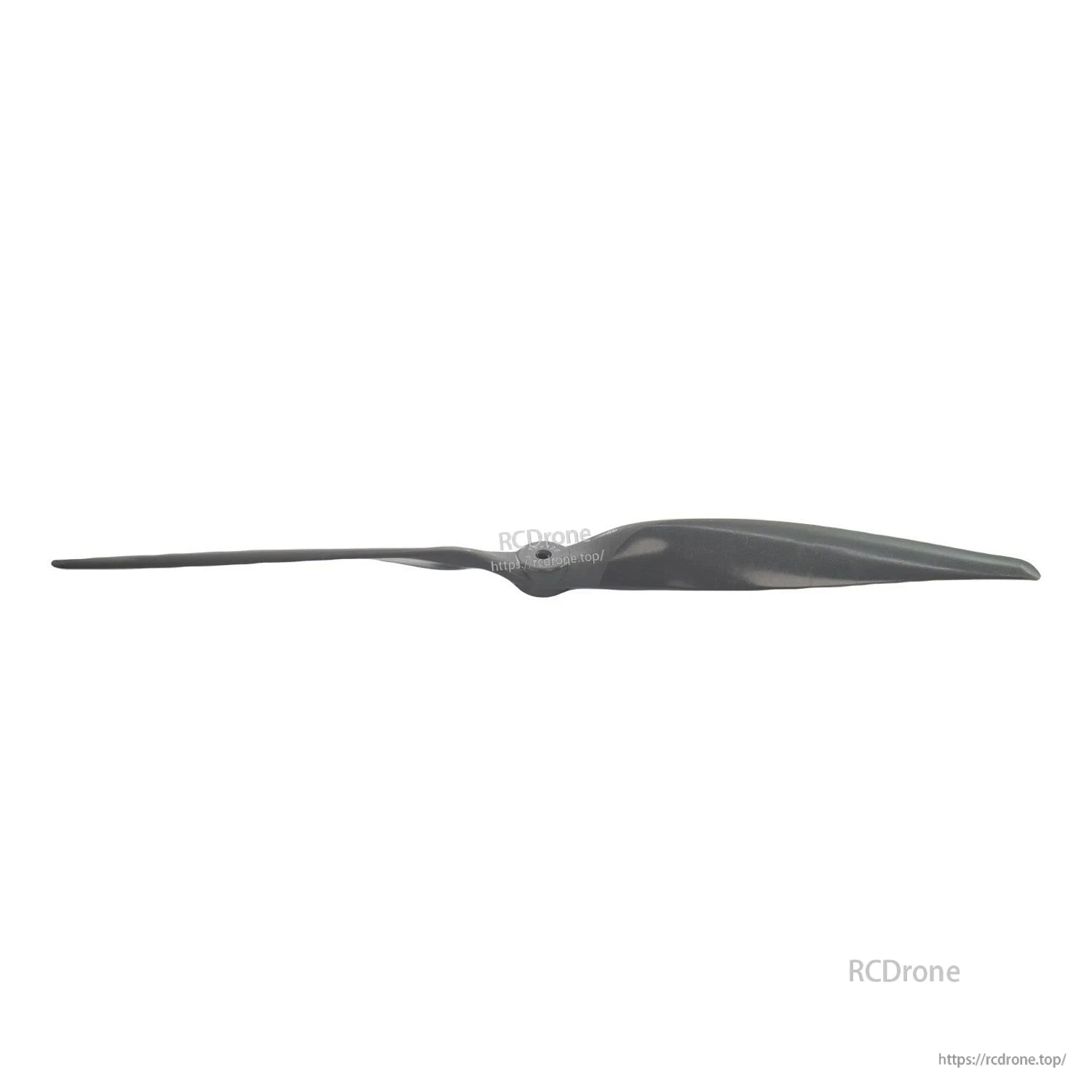 Electric propeller side profile showing blade airfoil thickness and hub shape