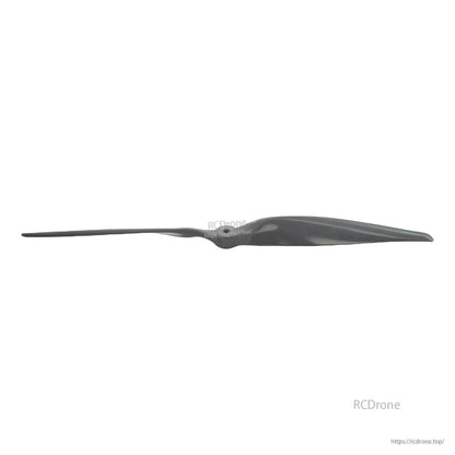 Electric propeller side profile showing blade airfoil thickness and hub shape