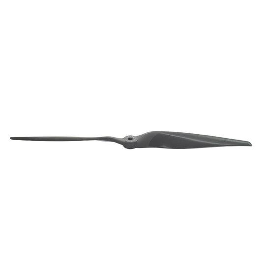 Gemfan Vortex 16x10E/16x10R electric propeller, side profile showing thin blade and hub