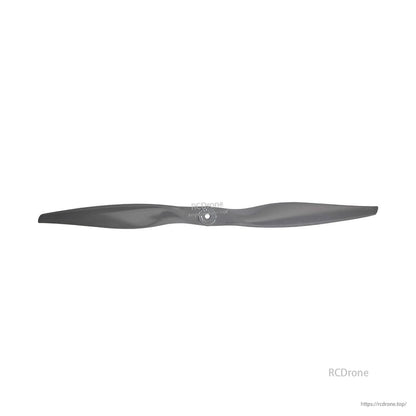 Single propeller flat view, opposite side showing blade surface finish and hub opening