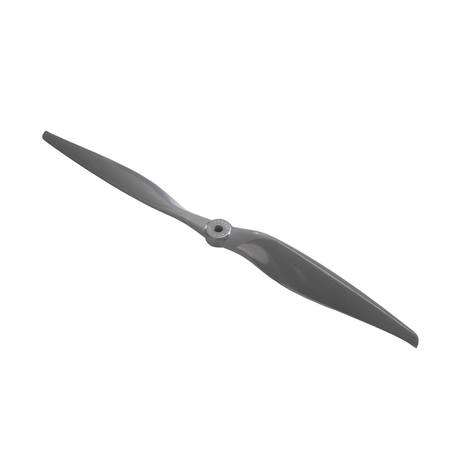 Gemfan Vortex 17x10 electric propeller in glass fiber nylon with 6.35mm bore, single blade on white