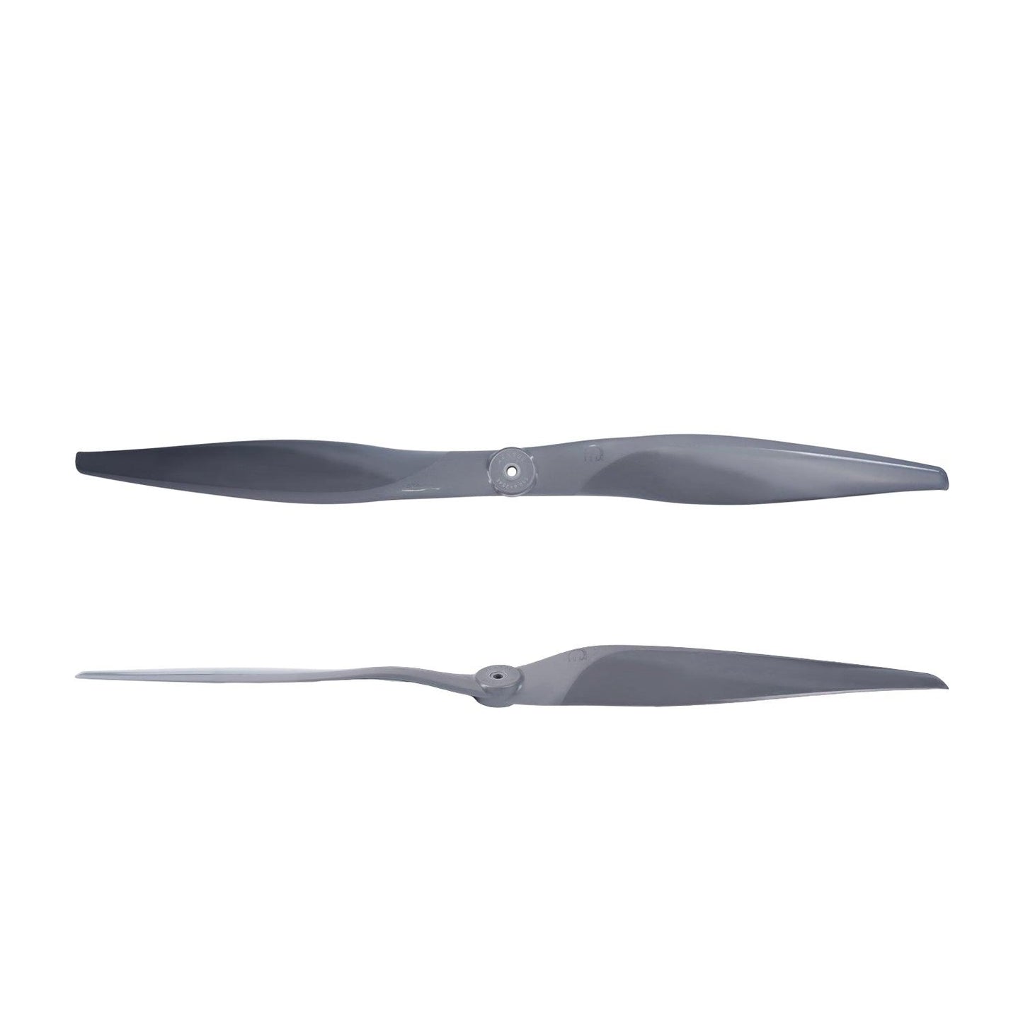 Gemfan Vortex 22X10E electric propeller shown in top and side profile views on white background