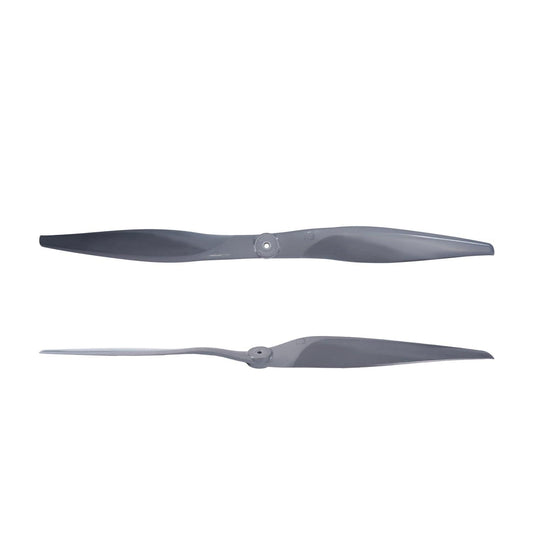 Gemfan Vortex 22X10E electric propeller shown in top and side profile views on white background