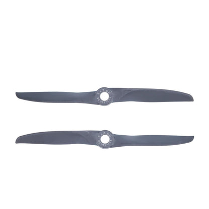 Pair of Gemfan Vortex 5x7.5 electric propellers (E and R), two-blade set on white background