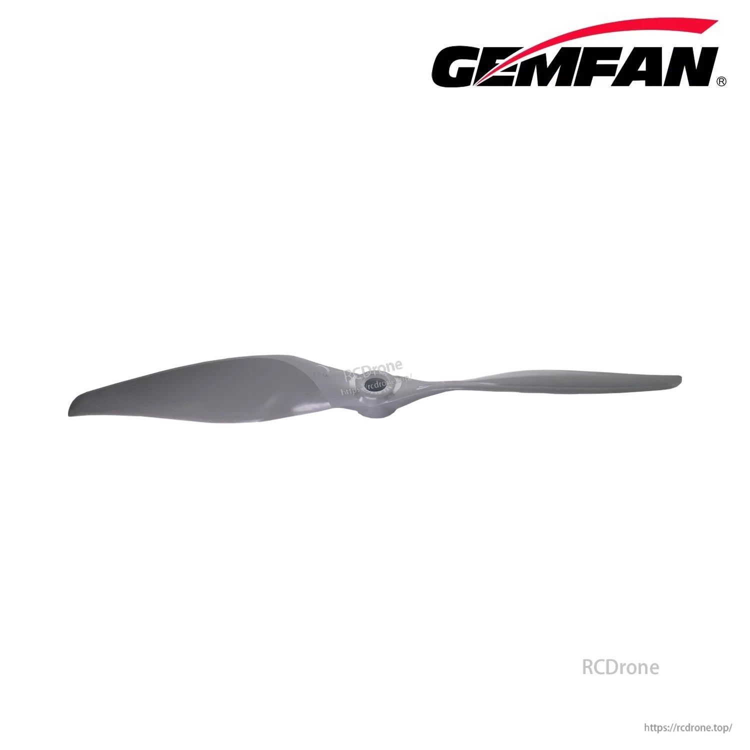 Gemfan Vortex 7x5 reverse rotation electric propeller, glass fiber nylon, side profile with hub