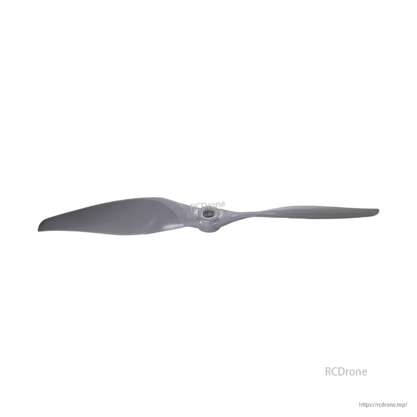 Side profile of Gemfan Vortex propeller showing airfoil thickness and hub depth