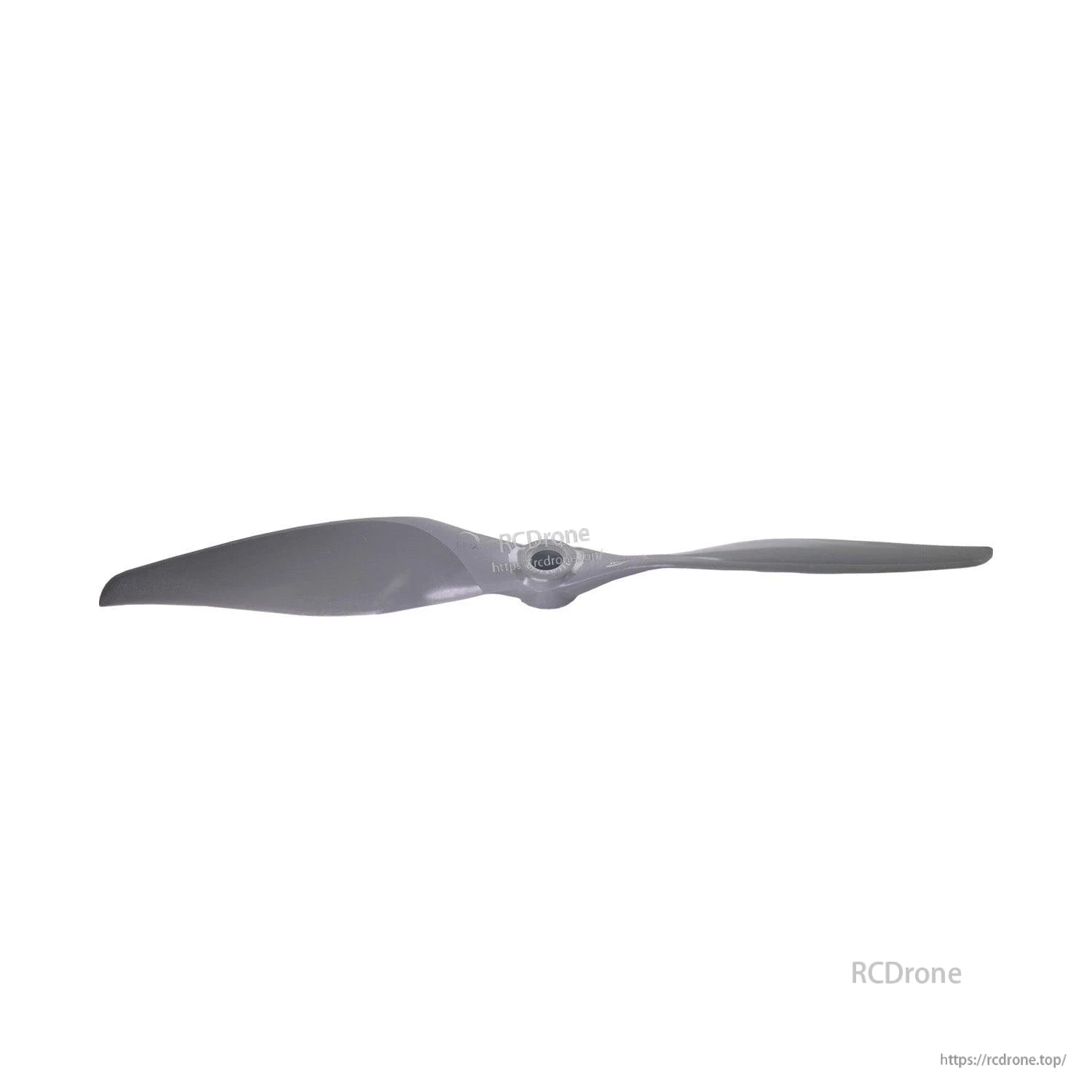 Side profile of Gemfan Vortex propeller showing airfoil thickness and hub depth