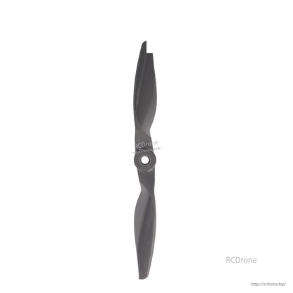 Top-down vertical view of 8x10 propeller showing full length and hub opening