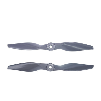 Gemfan Vortex 8x8E/8x8R electric propeller set, two gray glass-fiber nylon props on white