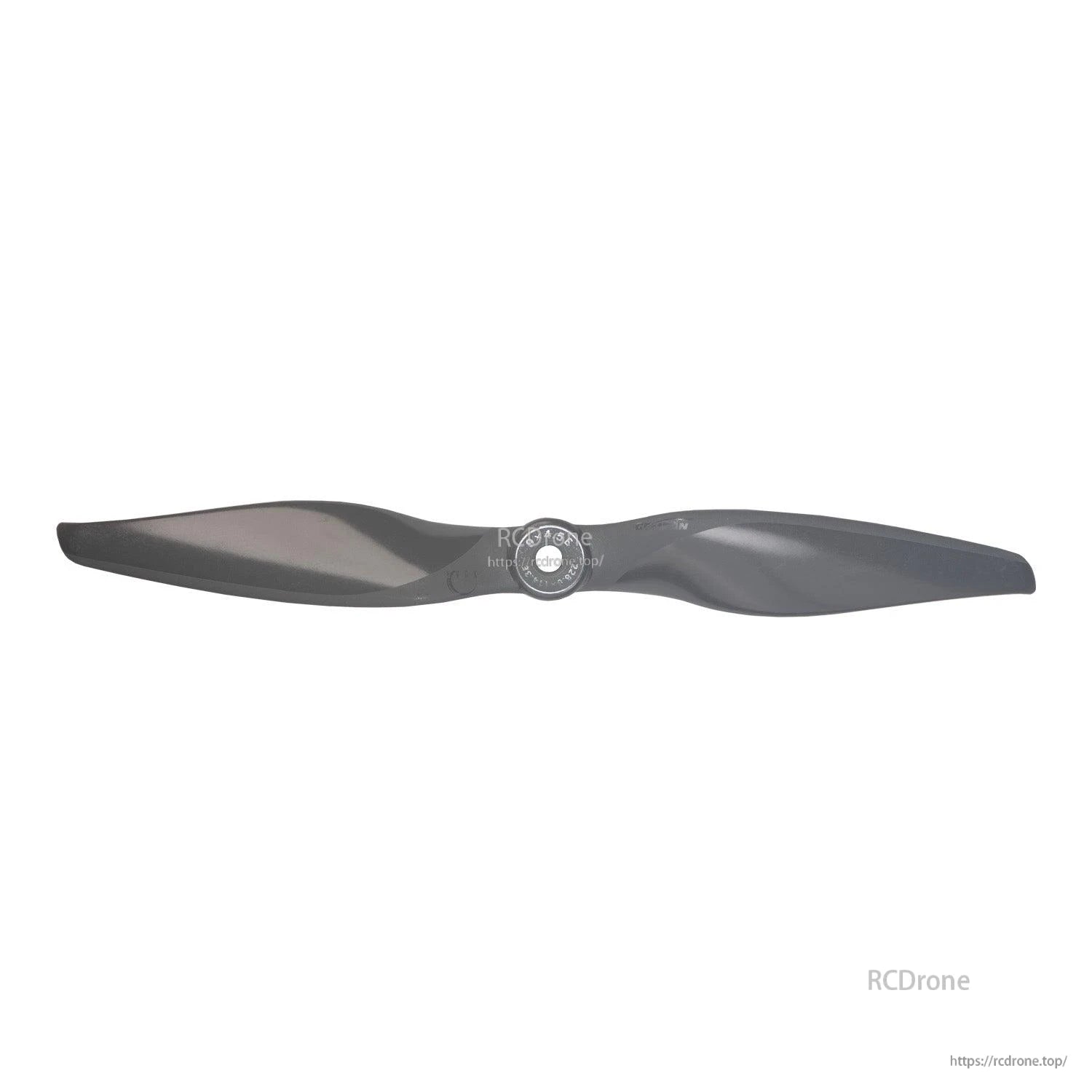 Gemfan Vortex 9x4.5 propeller, full-length top view with hub centered