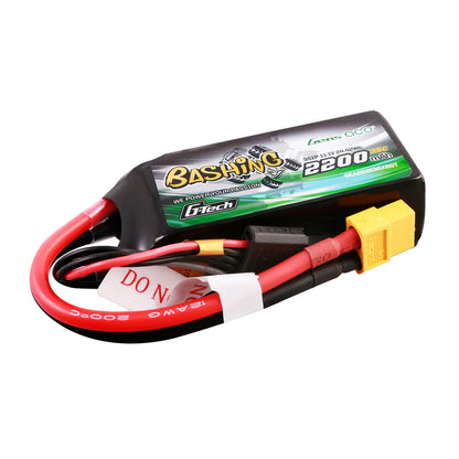 Gens ace 2200mAh 3S 35C 11.1V G-Tech LiPo Battery, Gens ace G-Tech 2200mAh 3S 11.1V 35C LiPo battery pack with XT60 plug and balance lead