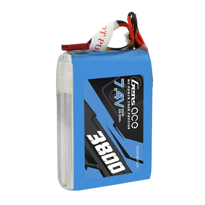 Gens ace 3800mAh 2S 7.4V TX LiPo Battery, Gens ace 3800mAh 2S 7.4V LiPo transmitter battery pack with wired JST-SYP style plug