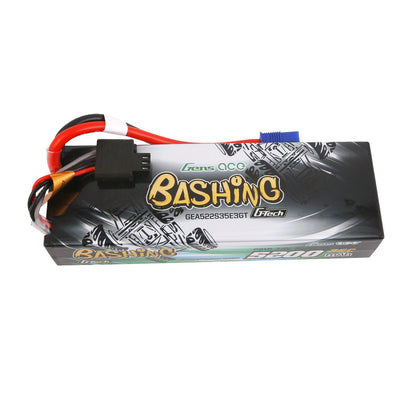 Gens ace Bashing hardcase 2S 7.4V 5200mAh LiPo battery pack with EC3 lead and balance connector