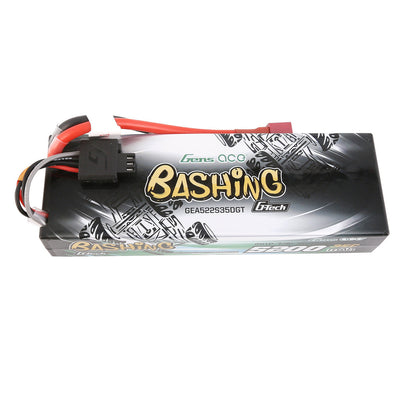 Gens ace Bashing Series hardcase LiPo battery pack with wired leads and balance connector, 5200mAh 2S 7.4V