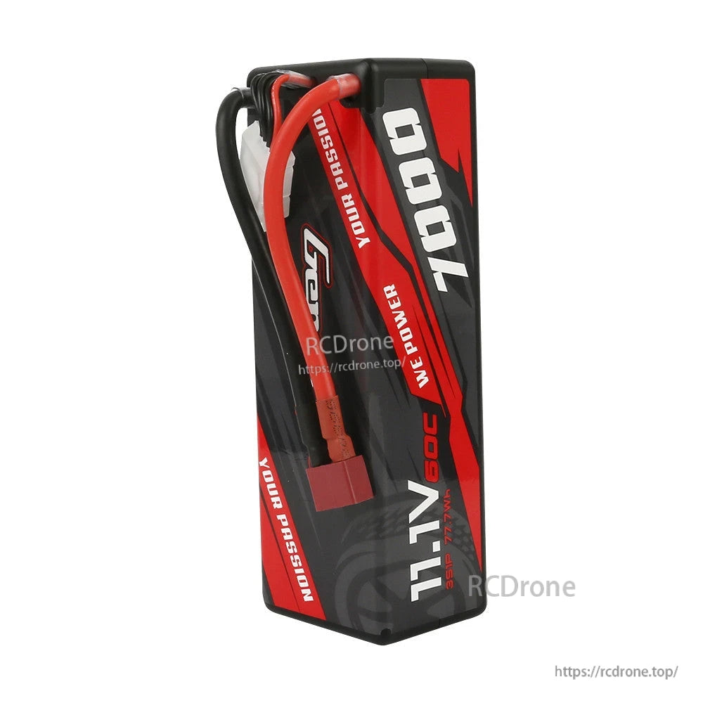 Gens ace hardcase 3S LiPo battery pack with Deans plug and JST-XHR balance connector leads