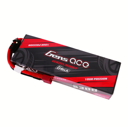 Gens ace G-Tech 5300mAh 2S 7.4V hardcase LiPo battery pack with Deans plug and balance lead